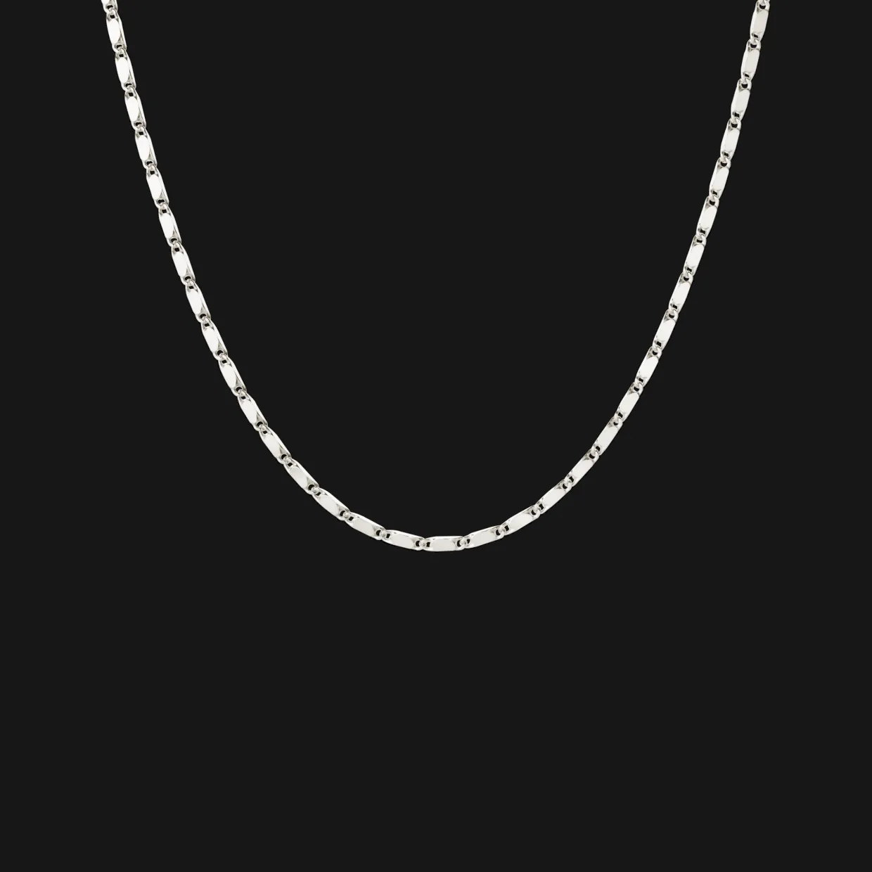 CAMILLE BRINCH LARGE ESSENTIA HALSKÆDE SØLV - LEN-45