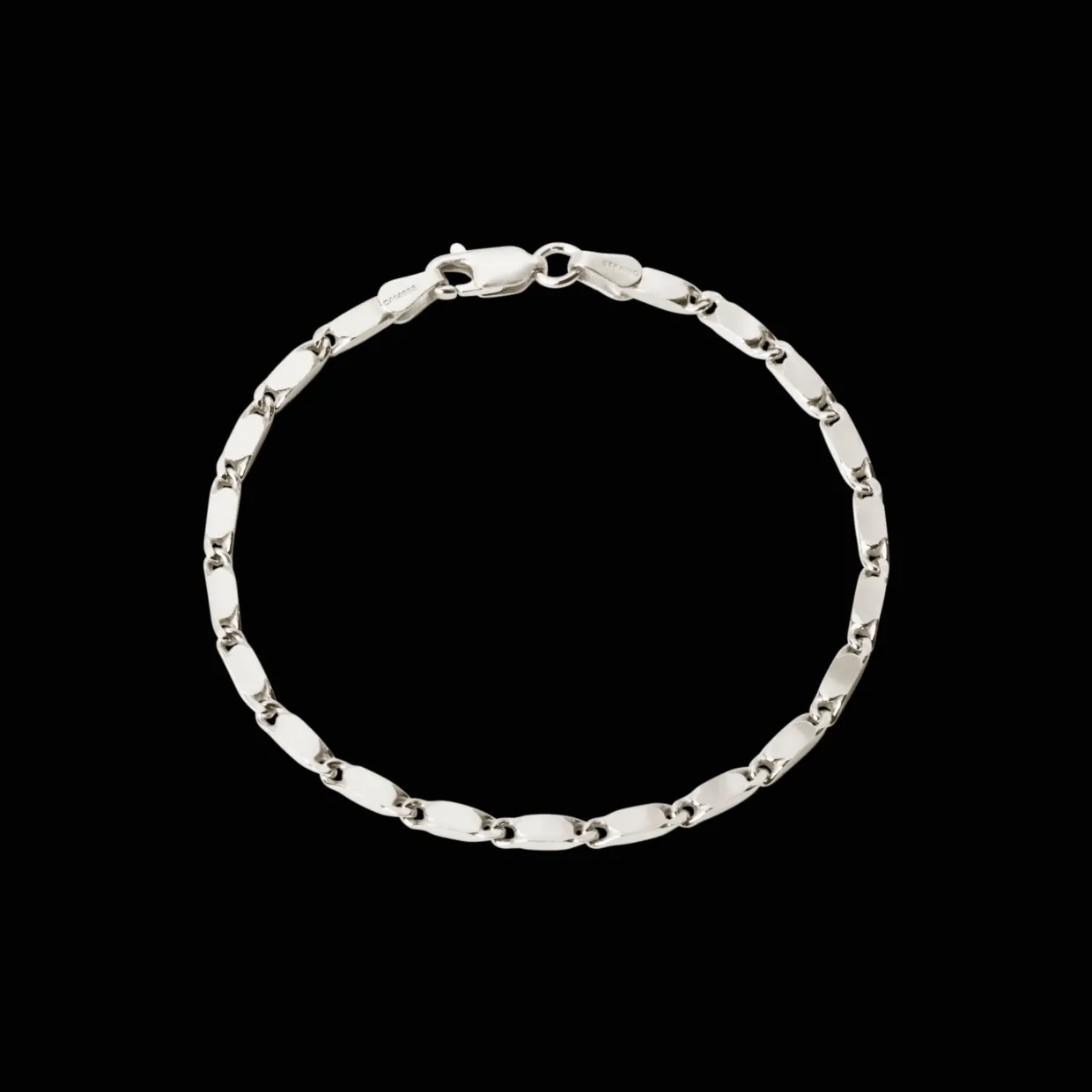 CAMILLE BRINCH LARGE ESSENTIA ARMBÅND SØLV - LEB-18