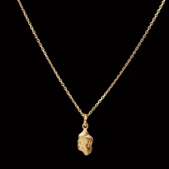 CAMILLE BRINCH NUGGET LAYERS MINI HALSKÆDE FORGYLDT SØLV - MNLAH-FG-K