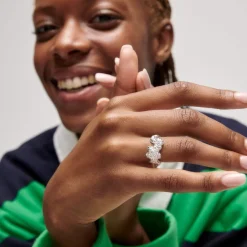 CAMILLE CAMILLE LEVITATE CRUSH RING SØLV - LCRR