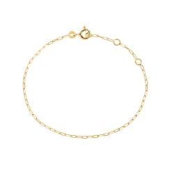 CARRÉ CHAIN GANG ARMBÅND SØLV FORGYLDT - FB 4306 16+1,5+1,5