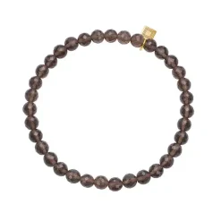 CARRÉ PASHA ARMBÅND MED RØG KVARTS - FB 4406 ST 17,5CM