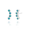CARRE CANDY SØLV ØRERINGE TURQUISE - SS 3082 TQ