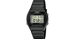 CASIO CLASSIC RETRO DIGITAL UR I SORT MED LYS SKIVE