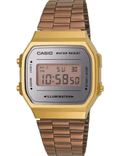 CASIO DIGITAL DAME UR I DOUBLE OG ROSA