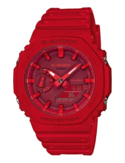 CASIO G-SHOCK RØD - GA-2100-4AER