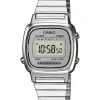 CASIO UR LILLE RETRO STÅL GRÅ MED LÆNKE - LA670WEA-7EF