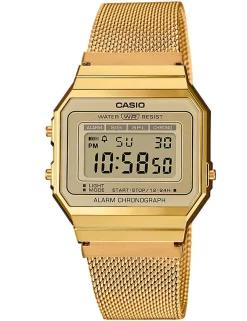 CASIO VINTAGE BASIC GULD DOUBLE MESH - A700WEMG-9AEF