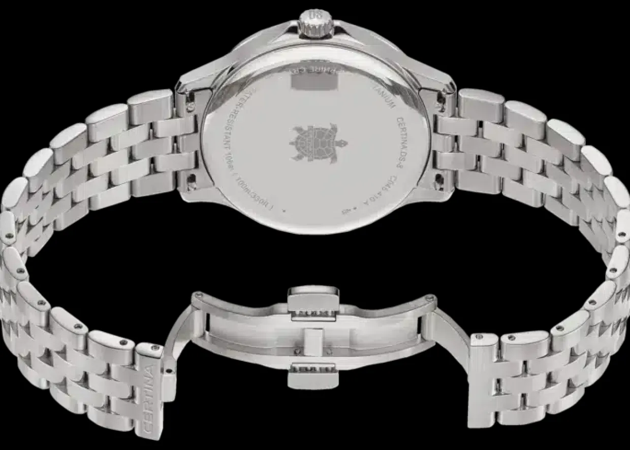 CERTINA DS 8 TITAN BLÅ SKIVE - C0454104404100