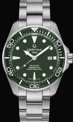 CERTINA DS ACTION GRØN SKIVE - C0326071109100