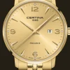 CERTINA DS CAIMANO GULDFARVET - C0354103336700