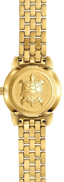 CERTINA DS-8 UR DAME GULDFARVET STÅL MED PERLEMORSSKIVE - C0330513311800