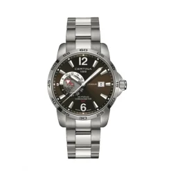 CERTINA PODIUM HERRE GMT TITAN BRUN SKIVE MED LÆNKE