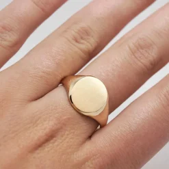 CHRISTOFFERSEN JEWELLERY HERRE SIGNET RING 14 KARAT GULD - 5001175