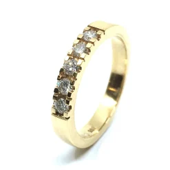 CHRISTOFFERSEN JEWELLERY ALLIANCE RING 14 KARAT GULD MED BRILLANTER - 5000864