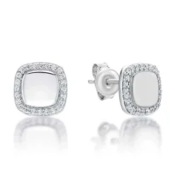 CHRISTOFFERSEN JEWELLERY ØRERINGE SØLV 6,5X6,5 MM - 3070968