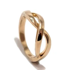 CHRISTOFFERSEN JEWELLERY RING 8 KARAT GULD MED UENDELIGHEDSTEGN - 5070008-3