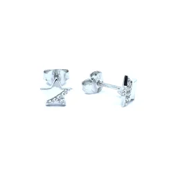 CHRISTOFFERSEN JEWELLERY ØRERINGE STJERNE MED ZIRKONIA - 3070798