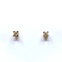 CHRISTOFFERSEN JEWELLERY EVA ØRESTIK I 14 KARAT GULD MED BRILLANT - 3000157