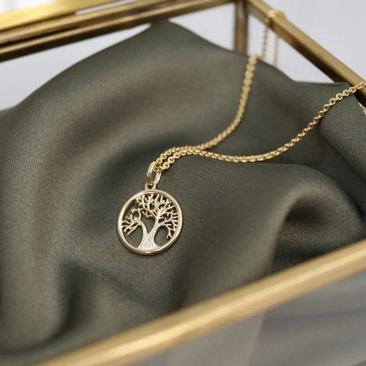 CHRISTOFFERSEN JEWELLERY LIVETS TRÆ VEDHÆNG 8 KARAT GULD - 4001543-3