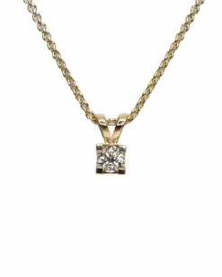 CHRISTOFFERSEN JEWELLERY EVA VEDHÆNG 14 KARAT GULD MED BRILLANT 0,38 CARAT – 4000516