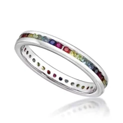 CHRISTOFFERSEN JEWELLERY SØLV RING RAINBOW - 5010643-6