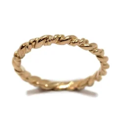 CHRISTOFFERSEN JEWELLERY SNOET RING 8 KARAT GULD - 5001112-3