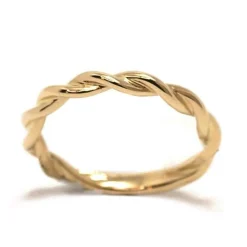 CHRISTOFFERSEN JEWELLERY SNOET RING 14 KARAT GULD - 5001179A