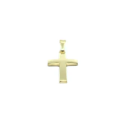 CHRISTOFFERSEN JEWELLERY 14 KARAT GULD VEDHÆNG KORS 21X12 MM - 4060010701