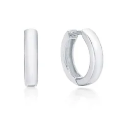 CHRISTOFFERSEN JEWELLERY ØRERINGE SØLV KNÆK CREOL 15 MM - 3710119