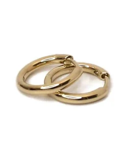 CHRISTOFFERSEN JEWELLERY RUND KNÆK CREOL 8 KARAT GULD - 3700046-3