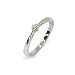 CHRISTOFFERSEN JEWELLERY RING CARLA 14 KARAT HVIDGULD - 5001241-585H