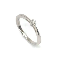 CHRISTOFFERSEN JEWELLERY RING CARLA 14 KARAT HVIDGULD - 5001241-585H