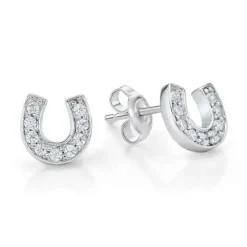 CHRISTOFFERSEN JEWELLERY HESTESKO SØLV MED ZIRKONIA - 3010155