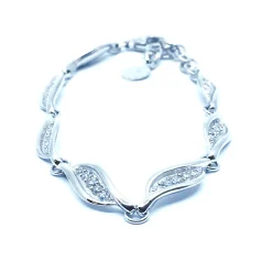 CHRISTOFFERSEN JEWELLERY ARMBÅND SØLV MED STEN 19 CM - W9040154
