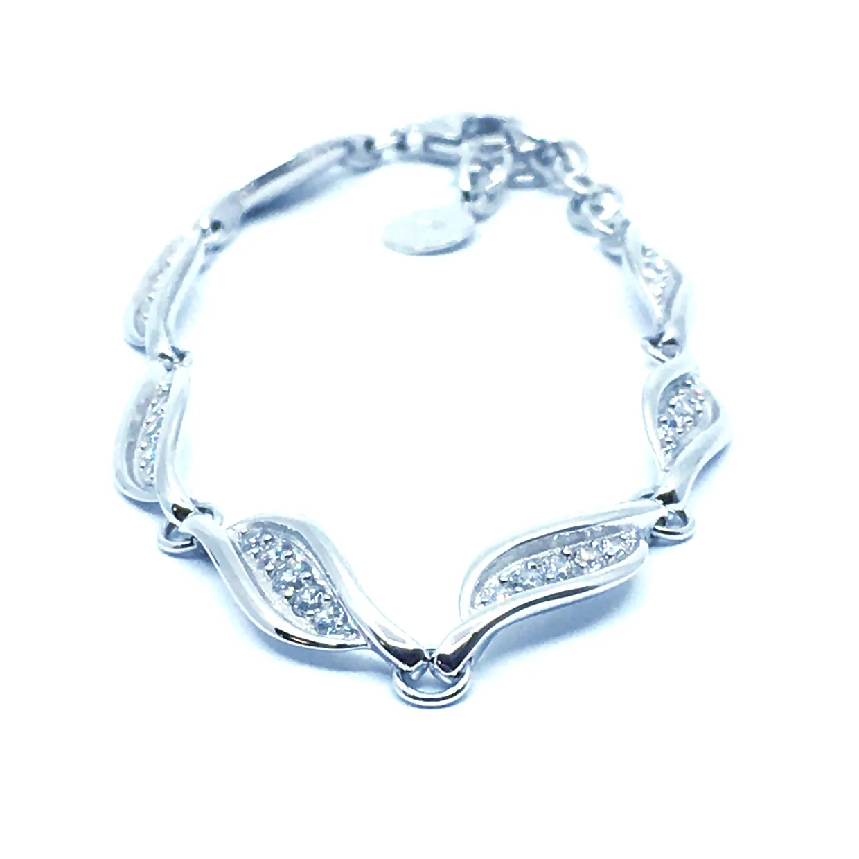 CHRISTOFFERSEN JEWELLERY ARMBÅND SØLV MED STEN 19 CM - W9040154