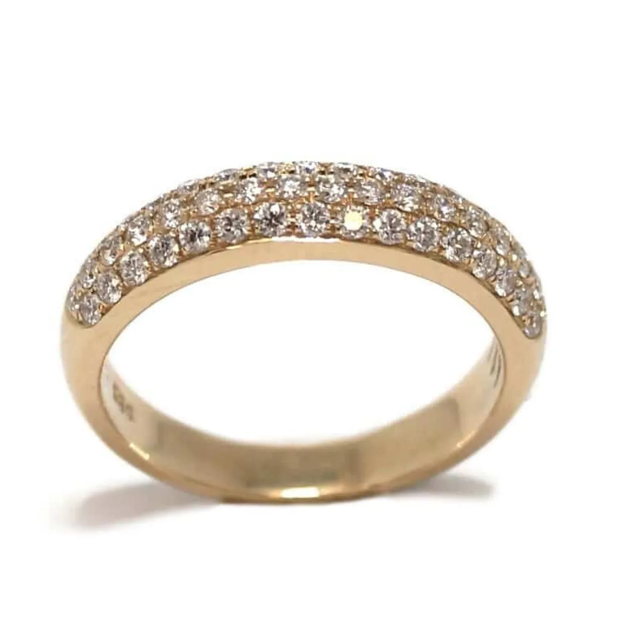 CHRISTOFFERSEN JEWELLERY PAVERET RING 14 KARAT GULD MED 0,60 CARAT BRILLANTER - 5000077