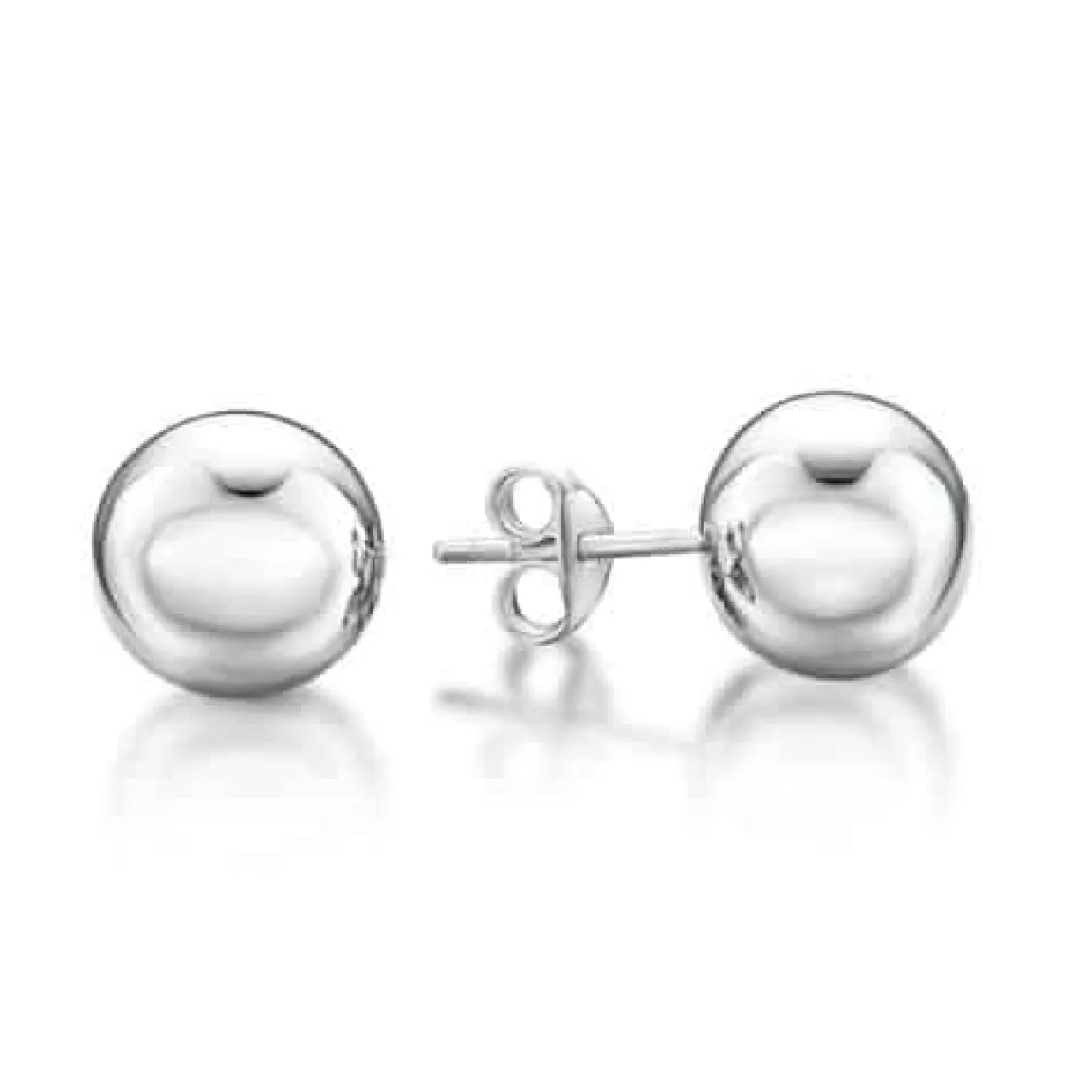 CHRISTOFFERSEN JEWELLERY ØRERINGE SØLV MED HUL KUGLE PÅ 7 MM - 3010827