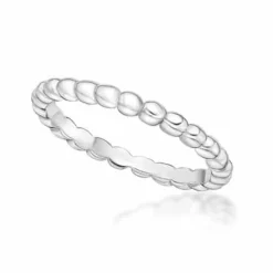 CHRISTOFFERSEN JEWELLERY SØLV RING MED KUGLER - 5011272