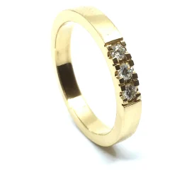 CHRISTOFFERSEN JEWELLERY ALLIANCE RING 14 KARAT GULD MED BRILLANTER - 5000863