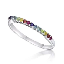 CHRISTOFFERSEN JEWELLERY SØLV RING RAINBOW - 5010308-6