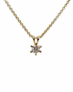 CHRISTOFFERSEN JEWELLERY CARLA VEDHÆNG 14 KARAT GULD MED BRILLANT 0,38 CARAT – 4000171