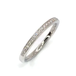 CHRISTOFFERSEN JEWELLERY RING 14 KARAT HVIDGULD MED BRILLANTER - 5000408-5