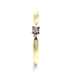 CHRISTOFFERSEN JEWELLERY EVA RING 8 KARAT GULD MED BRILLANT 0,03 CARAT - 5000791-3