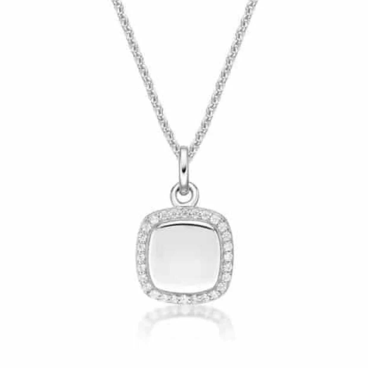 CHRISTOFFERSEN JEWELLERY HALSKÆDE MED ZIRKONIA - 4070968