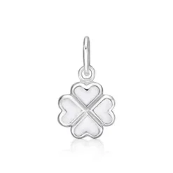 CHRISTOFFERSEN JEWELLERY VEDHÆNG SØLV MED FIRKLØVER - 4071048-0