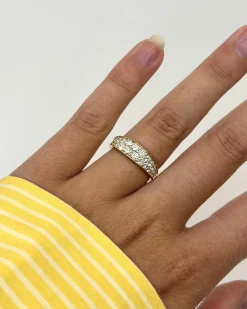 CHRISTOFFERSEN JEWELLERY PAVERET RING 14 KARAT GULD MED 1,22 CARAT BRILLANTER – 5071270