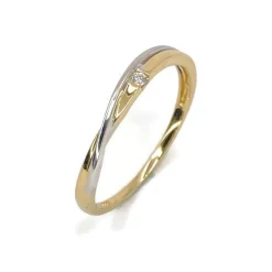 CHRISTOFFERSEN JEWELLERY RING 14 KARAT MED BRILLANT 0,025 CARAT - 5071002-2