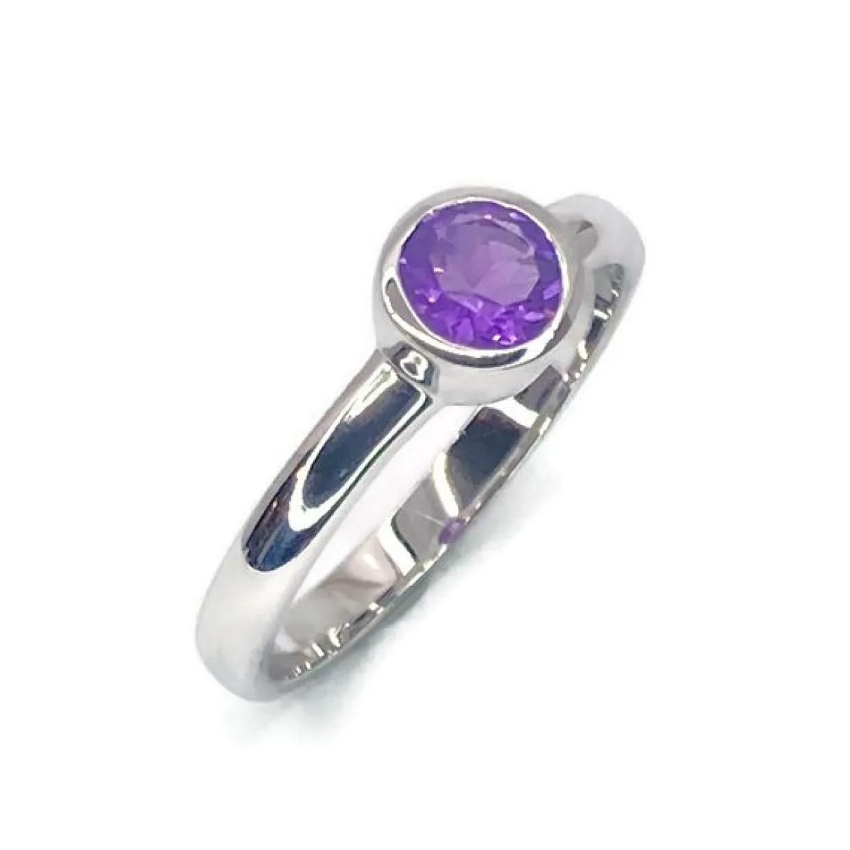 CHRISTOFFERSEN JEWELLERY RING SØLV MED AMETYST - 5070904-5