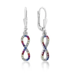 CHRISTOFFERSEN JEWELLERY SØLV ØREHÆNGER MED EVIGHEDSTEGN - 3270601-6